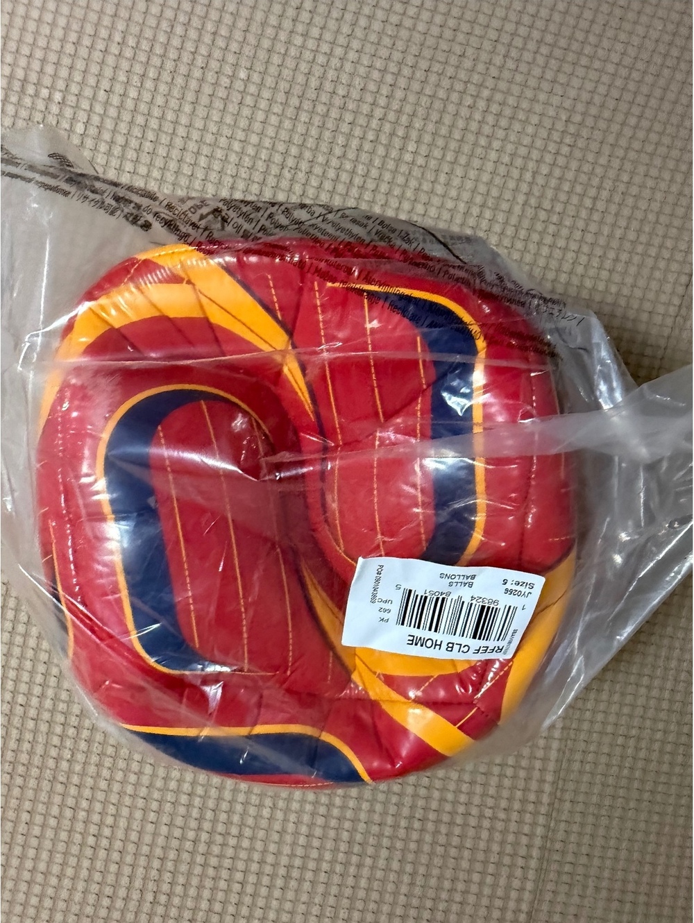 adidas Trionda Spain Home Club Soccer Ball Red Size 5 New JY0256